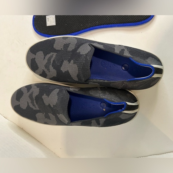 Rothys Original Slip On Sneaker in Grey Camouflage - Picture 11 of 11